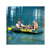 Intex-barco inflable con bomba de mano para 2 personas, bote de pvc de 236x114x41cm, para pesca, pala, raqueta de motor, A06005 2024 - compra barato
