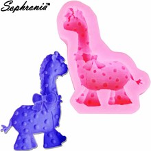Sophronia Giraffe Bow Candle Moulds Soap Mold Kitchen-Baking Resin Silicone Form Home Decoration 3D DIY Clay Craft Wax-Maki m764 2024 - buy cheap