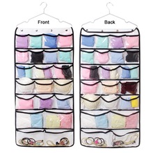 42 Pockets Pockets Hanging Bag Organizer Door Hanging Bag Underwear Sorting Tidy Organizer Home Tools 2024 - buy cheap