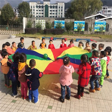 Pára-quedas para crianças, brinquedo esportivo para desenvolvimento, brinquedo ao ar livre, guarda-chuva, arco-íris, brinquedo educacional para crianças 2024 - compre barato