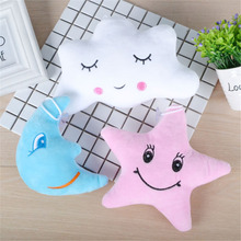 2018 Stars and Moon Dolls Pendant Cute Flaky Clouds Emoticon Pillow Cloth Lady Pillow Cloth Doll G0020 2024 - buy cheap