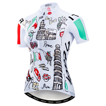 2019 Cycling Jersey Shirt Women Pro Summer Short Sleeve Riding team Bike Jersey Tops Italy/France/UK MTB Sport Bicycle Clothing 2024 - compre barato
