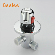 Beelee 1/2 "latão válvula termostática misturador do chuveiro, válvula termostática automática para aquecedores de água solar/elétrica qh0211d 2024 - compre barato