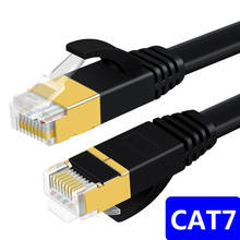 CAT7 Cat8 Lan-кабель RJ45 cat 7 8 кабель rj 45 Ethernet сетевой кабель короткий патч-корд 30 см 10 м 15 м 20 м для ноутбука маршрутизатора ПК кабель 2024 - купить недорого