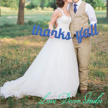 Wedding Sign Photo Prop for Thank You Card Thanks Y'all Sign for Southern Wedding Card - Thank You Sign for Photo Pro 2024 - buy cheap