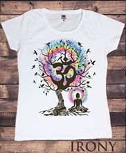 Camiseta estampa ângulo yoga meditação índia zen om árvore pássaros bonitos 2019 recém-chegado camisetas engraçadas estampa 3d curta 2024 - compre barato