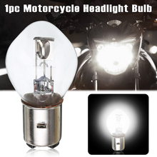 1pc 12V 35W 10A Motorcycle ATV Moped Scooter Headlight Bulb B35 BA20D Head Lamp Quartz Copper Wire Integrated Glass 2024 - buy cheap