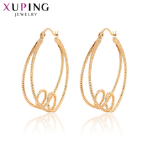 Xuping Elegant Hoops Earrings Retro Style Jewelry with Environmental Copper for Women Mother's Day Gift 96803 2024 - buy cheap