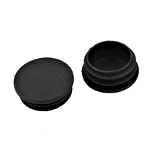 Wsfs-tampas de plástico redondo, 10 x, preto, 38mm, para inserção de tubo de tubos redondos 2024 - compre barato
