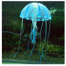 1PCS Glowing Effect Artificial Jellyfish Fish Tank Aquarium Decoration Mini Submarine Ornament 2024 - buy cheap