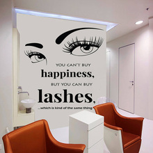 YOYOYU Vinyl Quotes Wall Sticker Beauty Salon Eyebrows Lashes Remove Decal Bedroom Living Room Home Decoration Art Poster ZX478 2024 - buy cheap