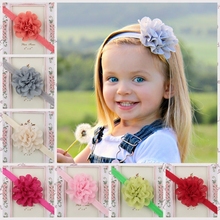 Yundfly модные тканевые ушные Цветочные эластичные повязки на голову для девочек детские головные уборы аксессуары для волос реквизит для фотосъемки новорожденных 2024 - купить недорого