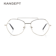 Metal Eye Glasses Frames Double Bridges For Women Men Super Star and Model Spectacles Transparent Eyeglasses Frame#1803 2024 - buy cheap
