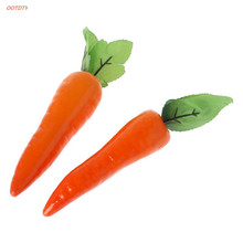Lifelike Artificial Carrot Simulation Fake Vegetable Photo Props Home Kitchen Decoration Kids Teaching Toy 2024 - buy cheap