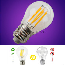 Led Bulb E14 220V 110V E27 Led Lamp Bulbs 6W 12W 18W 24W Retro Edison Filament Light G45 A60 Glass Ball Bombillas For Home Light 2024 - buy cheap