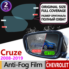 Para Chevrolet Cruze 2008 ~ 2019 de la cubierta completa Anti niebla película espejo retrovisor impermeable accesorios 2010, 2012, 2013, 2015, 2016 2017, 2018 2024 - compra barato