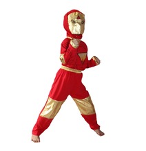 Костюм из трех предметов с длинными рукавами на Хеллоуин для детей 3 - 7 лет; Детские модельные костюмы «Тони Старк»; Одежда для игр 2024 - купить недорого
