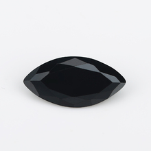 50PCS 1.5x3~10x20mm Marquise Shape Loose CZ Stone Black AAAAA Cubic zirconia Synthetic stone For Jewelry DIY Stone 2024 - buy cheap