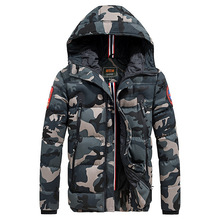 Casual Camouflage Men's Winter Jacket Thick Warm Male Coat Camo Hooded Cotton Windproof Parka Military Mens Overcoat 2024 - buy cheap