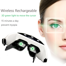 Wireless 3D Rechargeable Green Light Eye instrument Restore vision Eye Massager Child Myopia Treatment Massage eye glasses 2024 - buy cheap