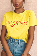 Camiseta con estampado de miel de azúcar para bebé, ropa divertida de pollito de miel de abeja, atuendo, camiseta Hipster de estilo Grunge para adolescentes 2024 - compra barato