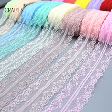 10 Yards Lace Ribbon Multicolor Embroidery Lace 38mm Wide DIY Jewelry Cloth Lace Accessories Sewing Supplies Clothing 2024 - buy cheap