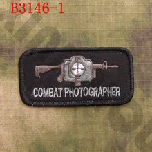 Embroidery patch SealTeam Combat Photographer Military Tactical Morale 2024 - buy cheap