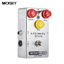 MOSKY Ultimate Drive Overdrive Guitar Effect Pedal Full Metal Shell True Bypass 2024 - buy cheap