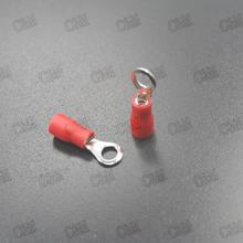 Factory Sale 10pcs RV1.25-4s #8 Stud Size Red Vinyl Insulated Ring Terminals For 22-16 AWG 0.5-1.5 sq mm Wires Max Current 19A 2024 - buy cheap
