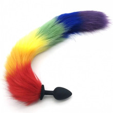 Fox Tail Silicone Butt Plug Tail Anal Plug Intimate Goods BDSM Toys Erotic Masturbator Anal Tail Sex Toys for Women Man 2024 - buy cheap