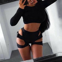 Fashion Women Compression Shorts Hollow Sports Gym Fitness Running Exercise Trousers Sexy Hole Shorts 2024 - buy cheap