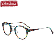 Marca Chashma, marcos de alta calidad hechos en Shenzhen, ronda diseño Vintage, gafas ópticas graduadas de acetato 2024 - compra barato