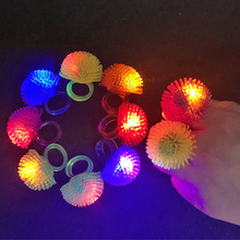 Fashion 50pcs Led Ring Finger Soft Ring Change Flashing Glow Blinking Wedding Fancy Halloween Party Disco Decor For Ring Toy 2024 - buy cheap