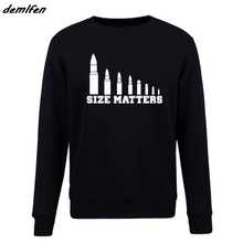 Primavera outono moda masculina o-pescoço velo moletom tamanho importa balas engraçado arma direitos hoodie com capuz huntings pai presente casaco topos 2024 - compre barato