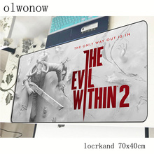 The evil within mouse pad gamer Gorgeous 700x400x2mm notbook mouse mat gaming mousepad Cartoon pad mouse PC desk padmouse 2024 - buy cheap