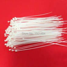 100pcs 15cm Nylon Plastic Zip Trim Wrap Cable Loop Ties Wire Aeromodelling tie Self-Locking White 2024 - buy cheap