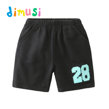 Dimusi short de verão para meninos, shorts 100% algodão sólido para garotos de desenho animado e praia legal da quinta calça de verão bc221 2024 - compre barato