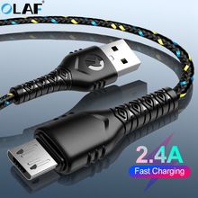 Olaf-cabo micro usb, cabo para carregamento rápido, 3m, 2m, 1m, a, para xiaomi, redmi note 5 pro, samsung s7, honor, lg 2024 - compre barato