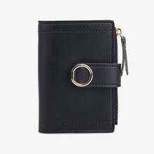 Women Wallets PU Leather Hasp Short Fashion Lady Zipper Coin Purse Moneybags Clutch Wallet Cards Holder Mini Bags Notecase Pouch 2024 - buy cheap