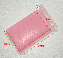 50pcs Outer Size 150*240mm Light Pink Poly Bubble Mailer Self Seal Padded Envelopes Usable size 130*200mm 2024 - buy cheap