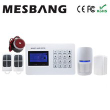 GSM+PSTN  home security GSM telephone wireless alarm system with Russian Spaish English language  and  APP free shipping 2024 - buy cheap