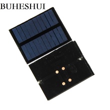 BUHESHUI 0.5W 5V Solar Cell DIY Solar Panel Modul For 3.7V Battery Charger System Polycrystalline 72*58mm 10pcs Free shipping 2024 - buy cheap