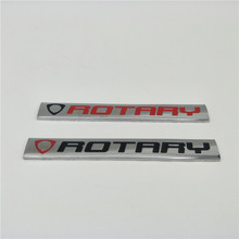 Red / Black Chrome Rotary Rear Car Trunk Sign Badge Emblem Plate Decal 2024 - buy cheap