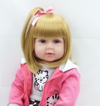 24" Silicone Reborn Toddler Baby Doll Toys 60cm Princess Girl Like Alive Bebes reborn Girls Brinquedos l.ol. doll gifts 2024 - buy cheap