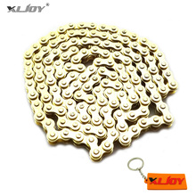 XLJOY Gold 136L 25H Chain For 47cc 49cc Mini Moto Dirt Pocket Bike Go Kart ATV Quad Motorcycle 2024 - buy cheap