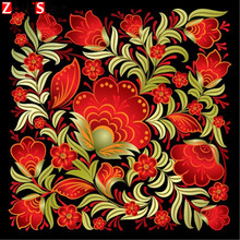 Diamond Embroidery Flower Paintings From Crystals Diamond Painting Floral Square Full Drill Rhinestones Diamond Mosaic XY1 2024 - buy cheap