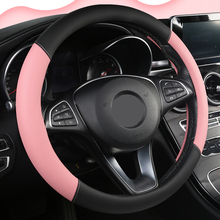 Car Steering Wheel Cover 5 Colors For Woman Girl Breathable Braid on the Steering-wheel Funda Volante Universal Auto Car Styling 2024 - buy cheap