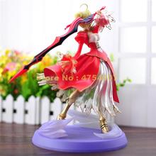 Figura de acción del fate stay night, modelo coleccionable de pvc, de 19cm juguete, lirio de sable extra rojo, escala 1/7 2024 - compra barato