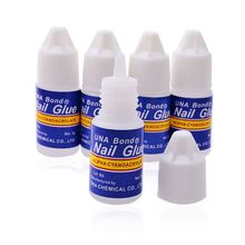 5 Bottles 3g Fast Drying Nail Art Glue Tips Glitter UV Acrylic Rhinestones Decorations Nail Glue False Tip Manicure Tool 2024 - buy cheap
