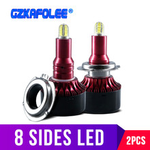 8 Sides CSP h7 LED Headlight HB3 9005 HB4 5202 H1 H3 H8 H11 Fog light 880 881 H27 LED 9012 Lamp Auto Near far beam 13500LM 2024 - buy cheap